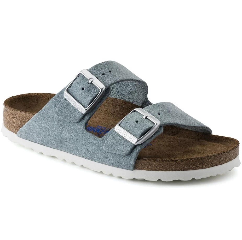 

Шлепанцы ортопедические Arizona (1003726N) мягкая стелька, BIRKENSTOCK, Голубой