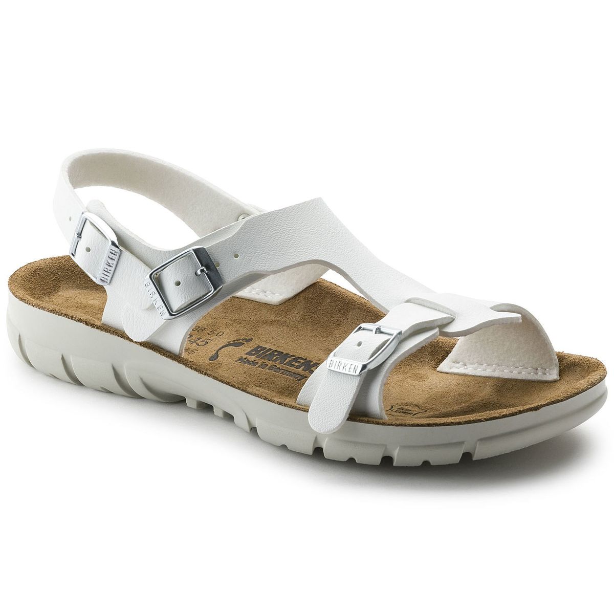 

Сандалии ортопедические женские Saragossa (500873S), BIRKENSTOCK, Белый