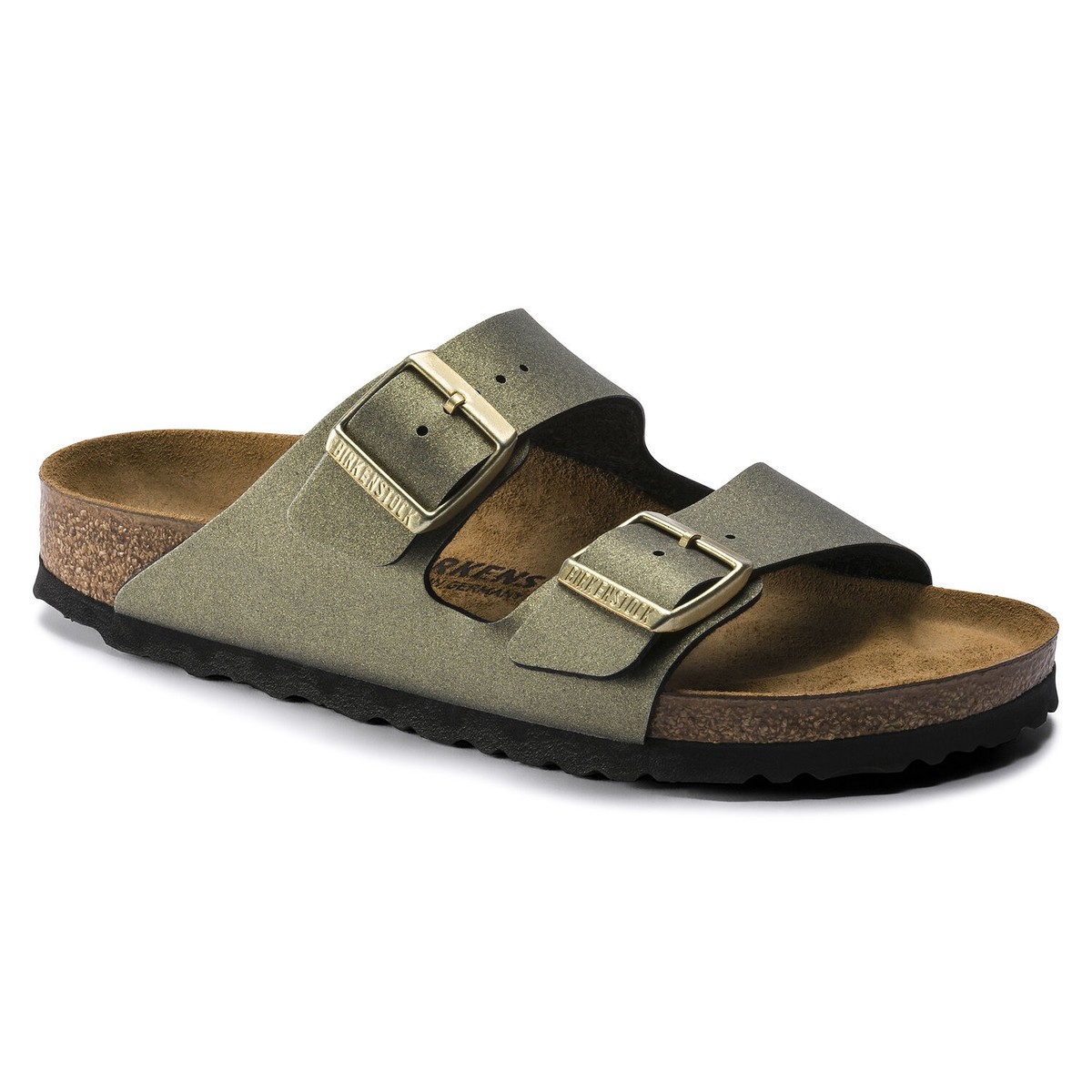 

Шлепанцы ортопедические женские Arizona (1014280N), BIRKENSTOCK, Серые;серебристый